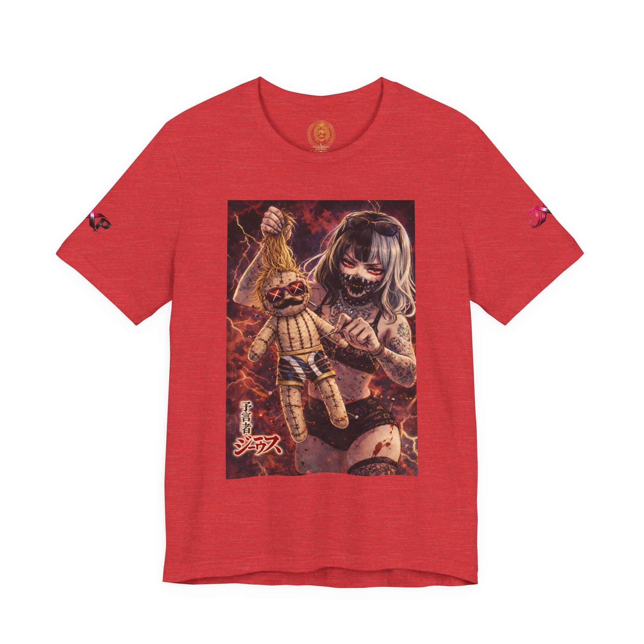 Horror Doll Graphic Tee — "Prophet Jeeves" Gothic Streetwear T-Shirt