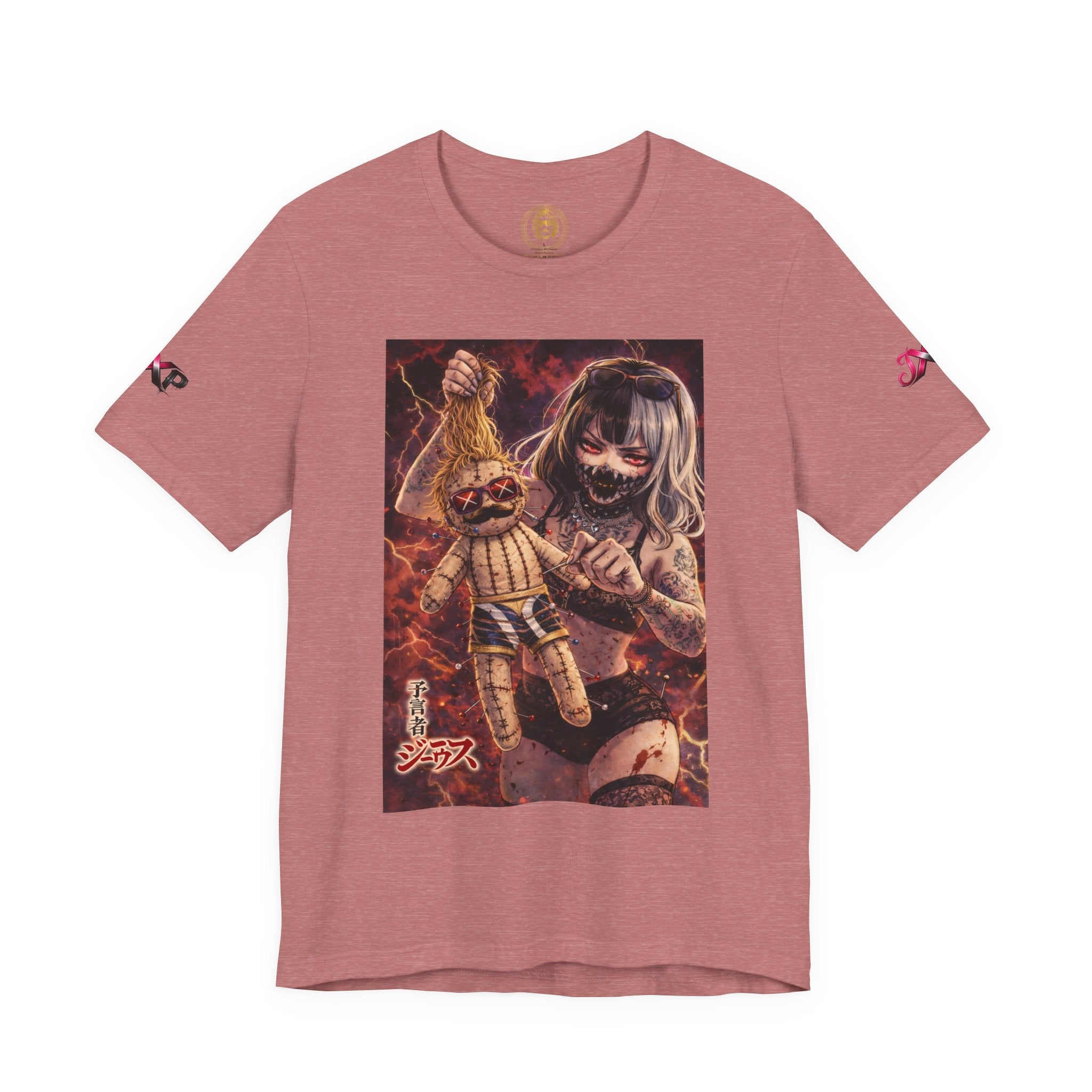 Horror Doll Graphic Tee — "Prophet Jeeves" Gothic Streetwear T-Shirt