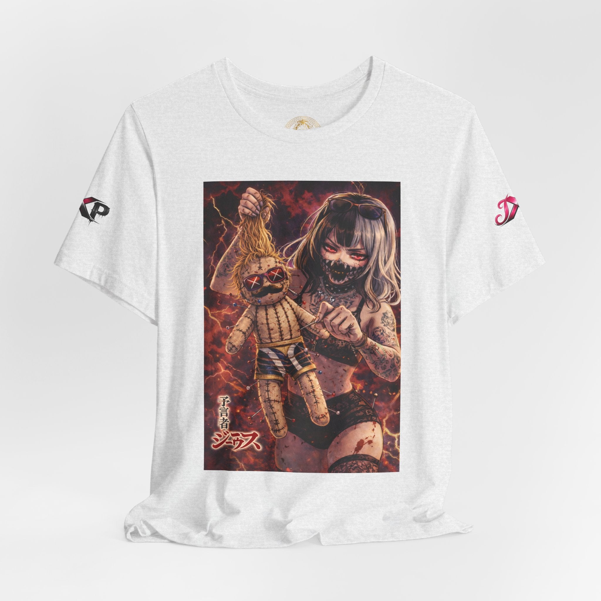 Horror Doll Graphic Tee — "Prophet Jeeves" Gothic Streetwear T-Shirt