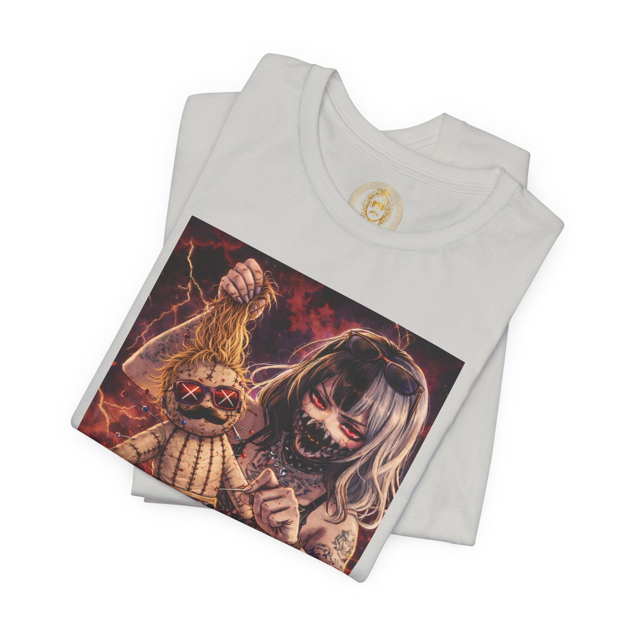 Horror Doll Graphic Tee — "Prophet Jeeves" Gothic Streetwear T-Shirt