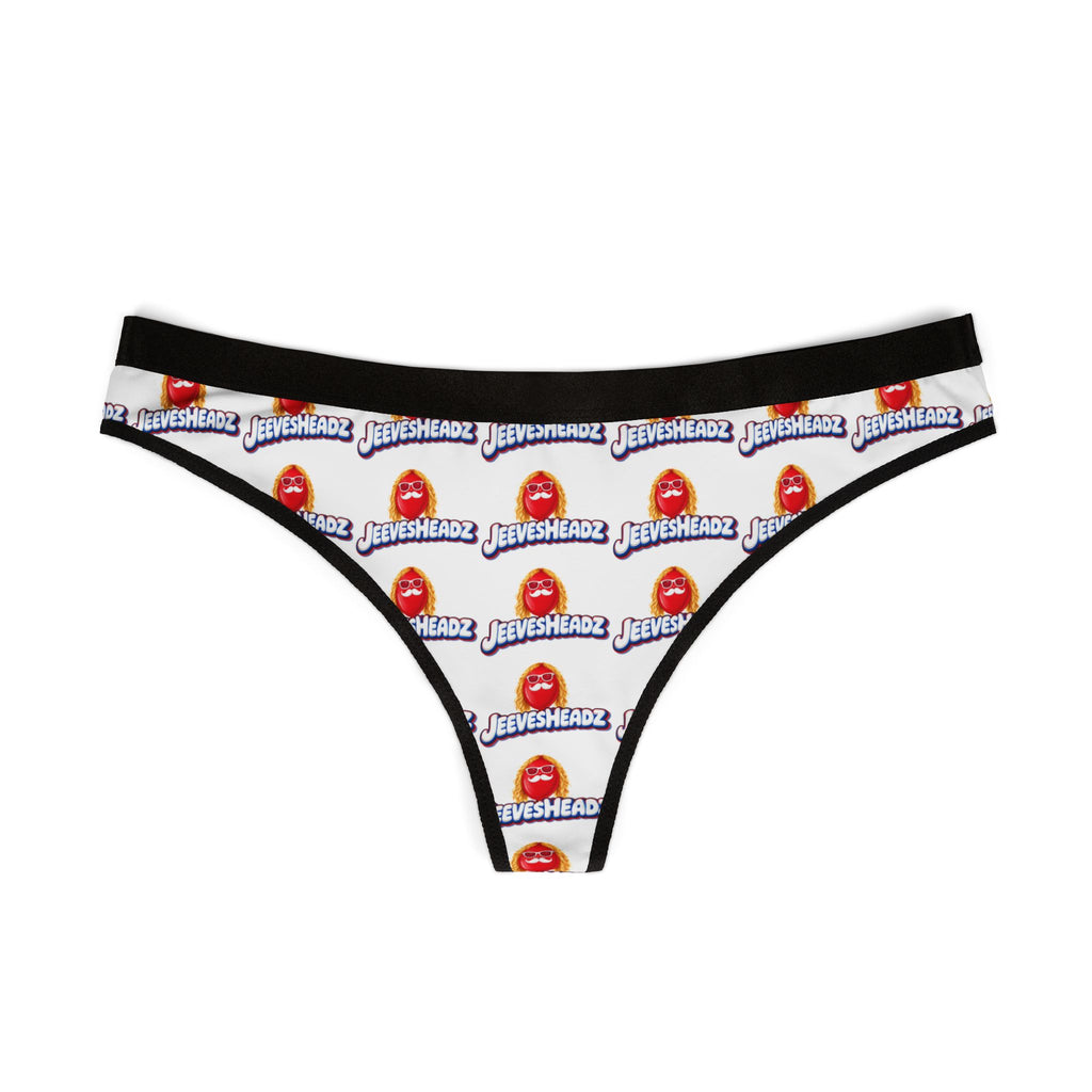 Women's Thong Panties — All-Over Print "JeevesHeadz" Logo