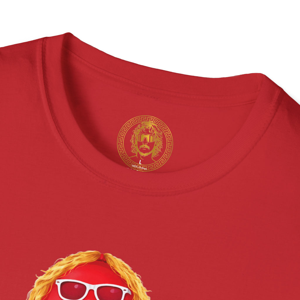 Jeevesheadz Graphic T-Shirt — Retro Logo Tee (Front Mascot & Back Globe)