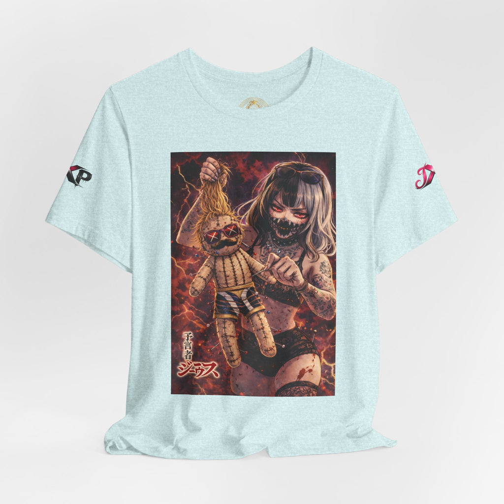 Horror Doll Graphic Tee — "Prophet Jeeves" Gothic Streetwear T-Shirt