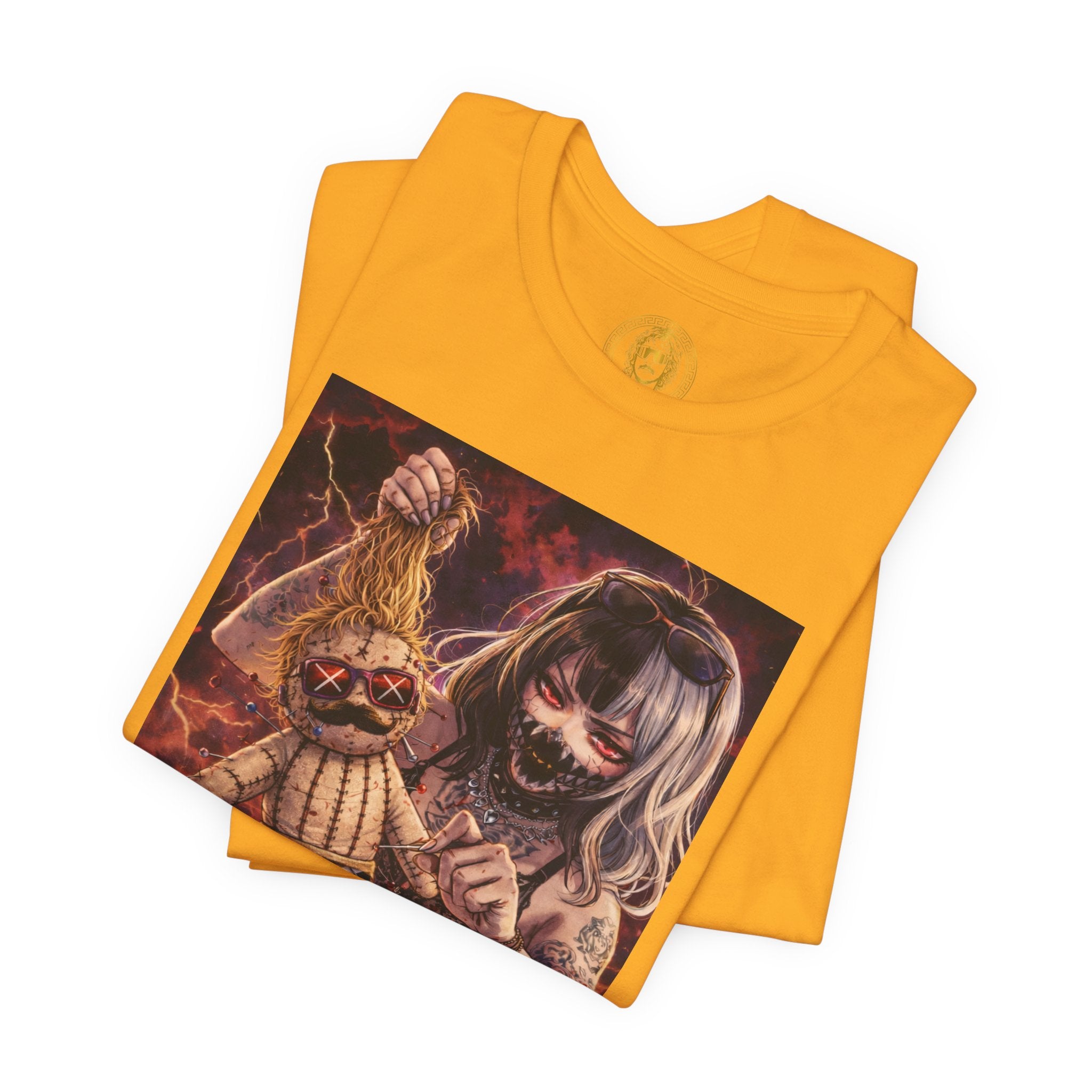Horror Doll Graphic Tee — "Prophet Jeeves" Gothic Streetwear T-Shirt