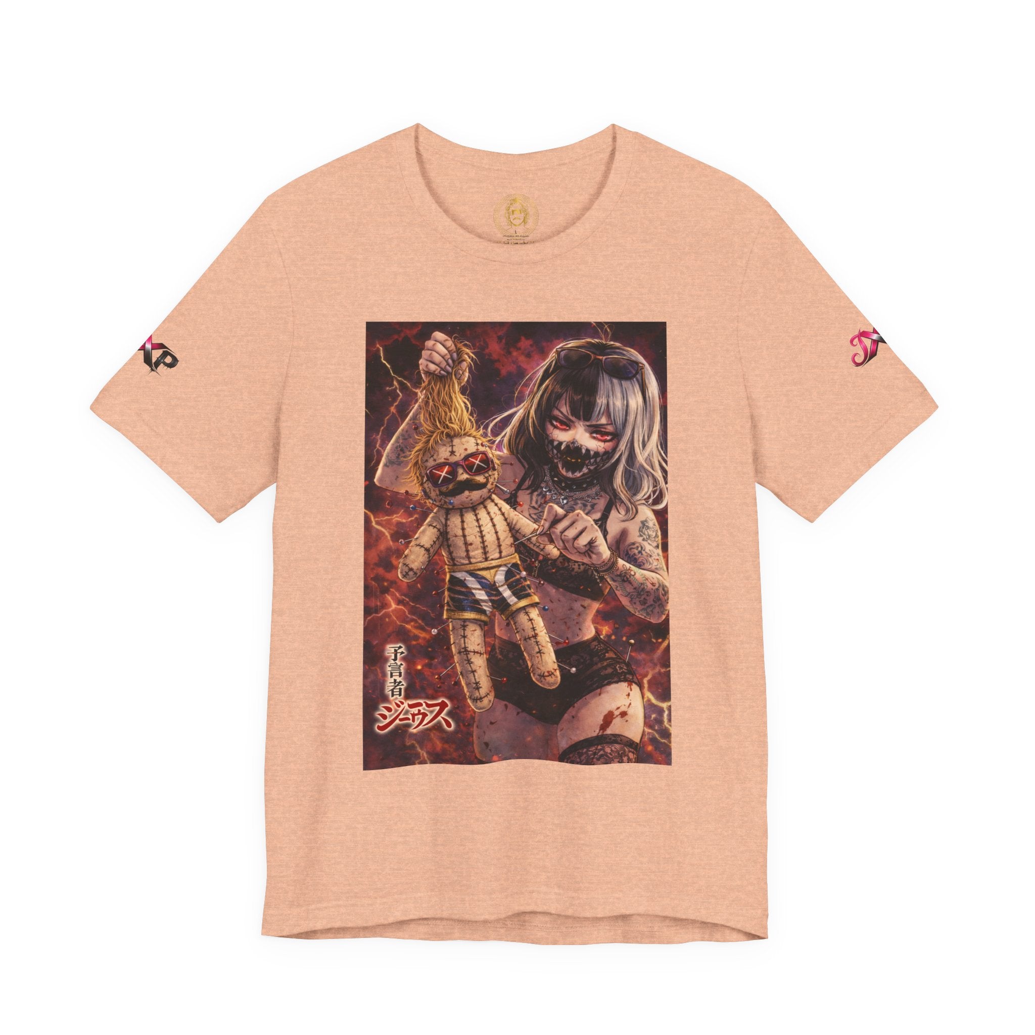 Horror Doll Graphic Tee — "Prophet Jeeves" Gothic Streetwear T-Shirt