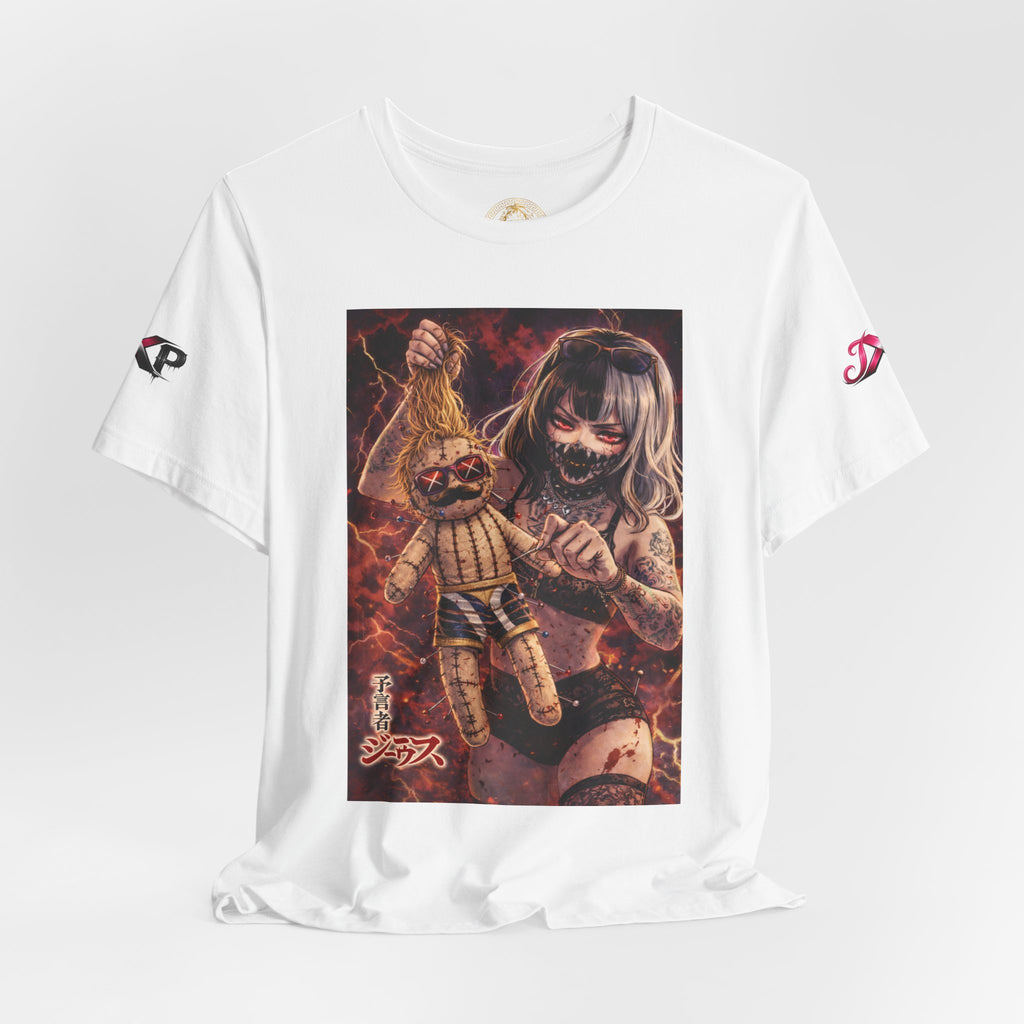 Horror Doll Graphic Tee — "Prophet Jeeves" Gothic Streetwear T-Shirt