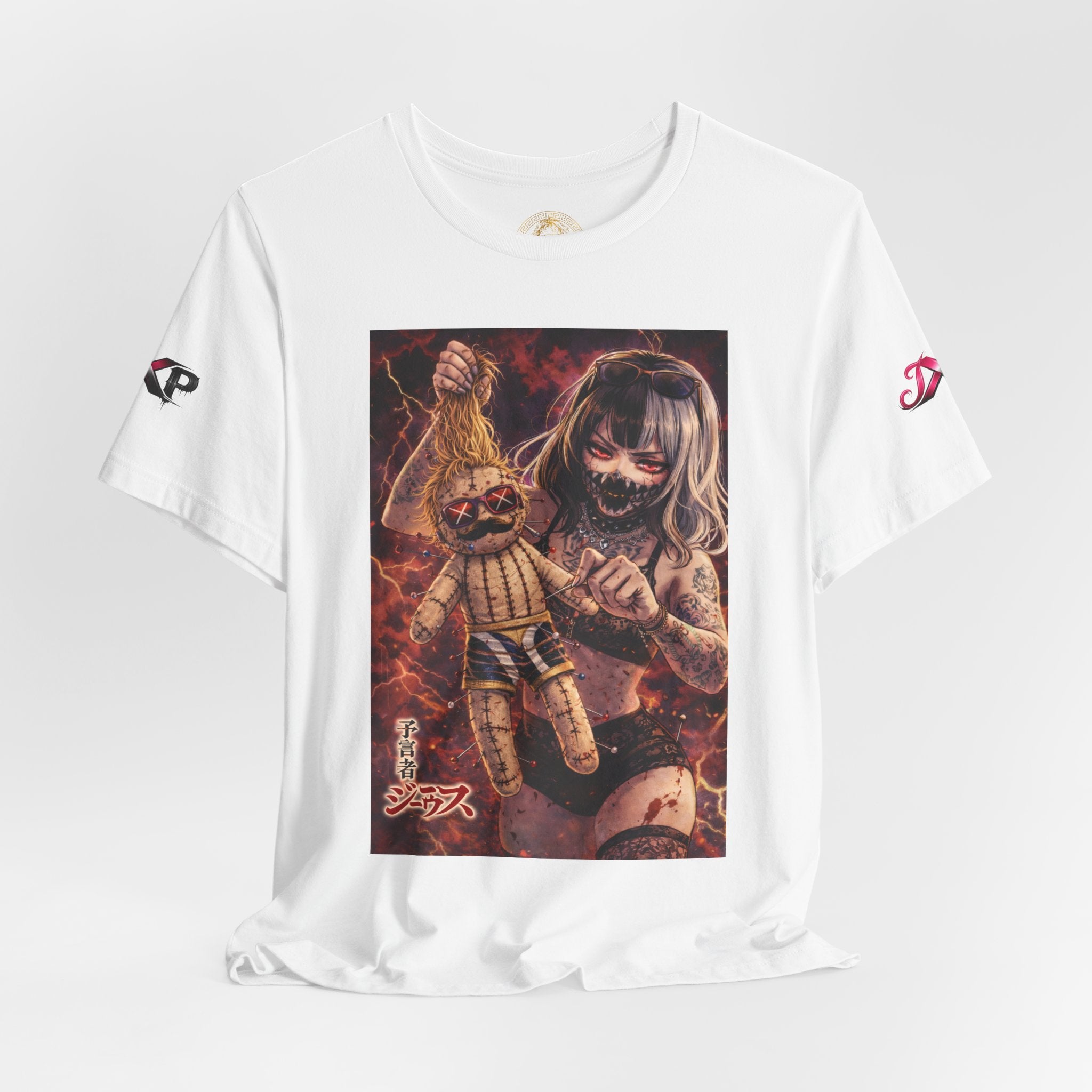 Horror Doll Graphic Tee — "Prophet Jeeves" Gothic Streetwear T-Shirt