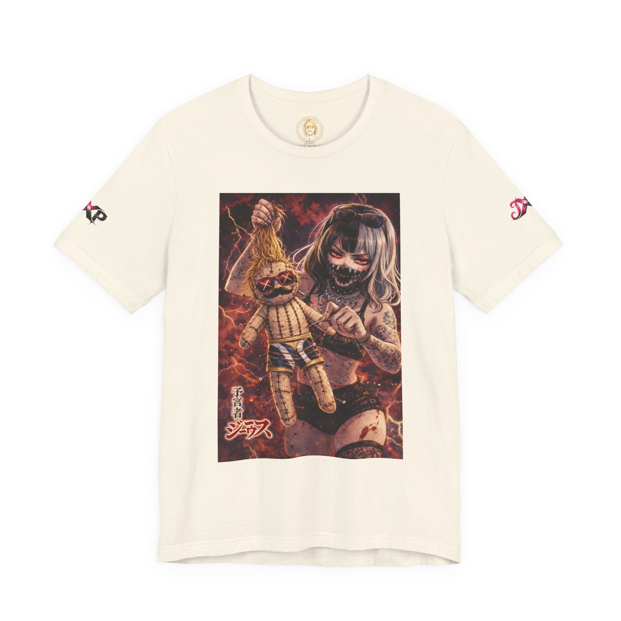 Horror Doll Graphic Tee — "Prophet Jeeves" Gothic Streetwear T-Shirt