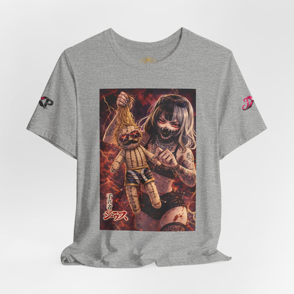 Horror Doll Graphic Tee — "Prophet Jeeves" Gothic Streetwear T-Shirt