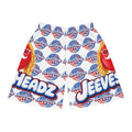 Basketball Shorts - JeevesHeadz All-Over Print Retro Mascot Design