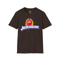 Jeevesheadz Graphic T-Shirt — Retro Logo Tee (Front Mascot & Back Globe)
