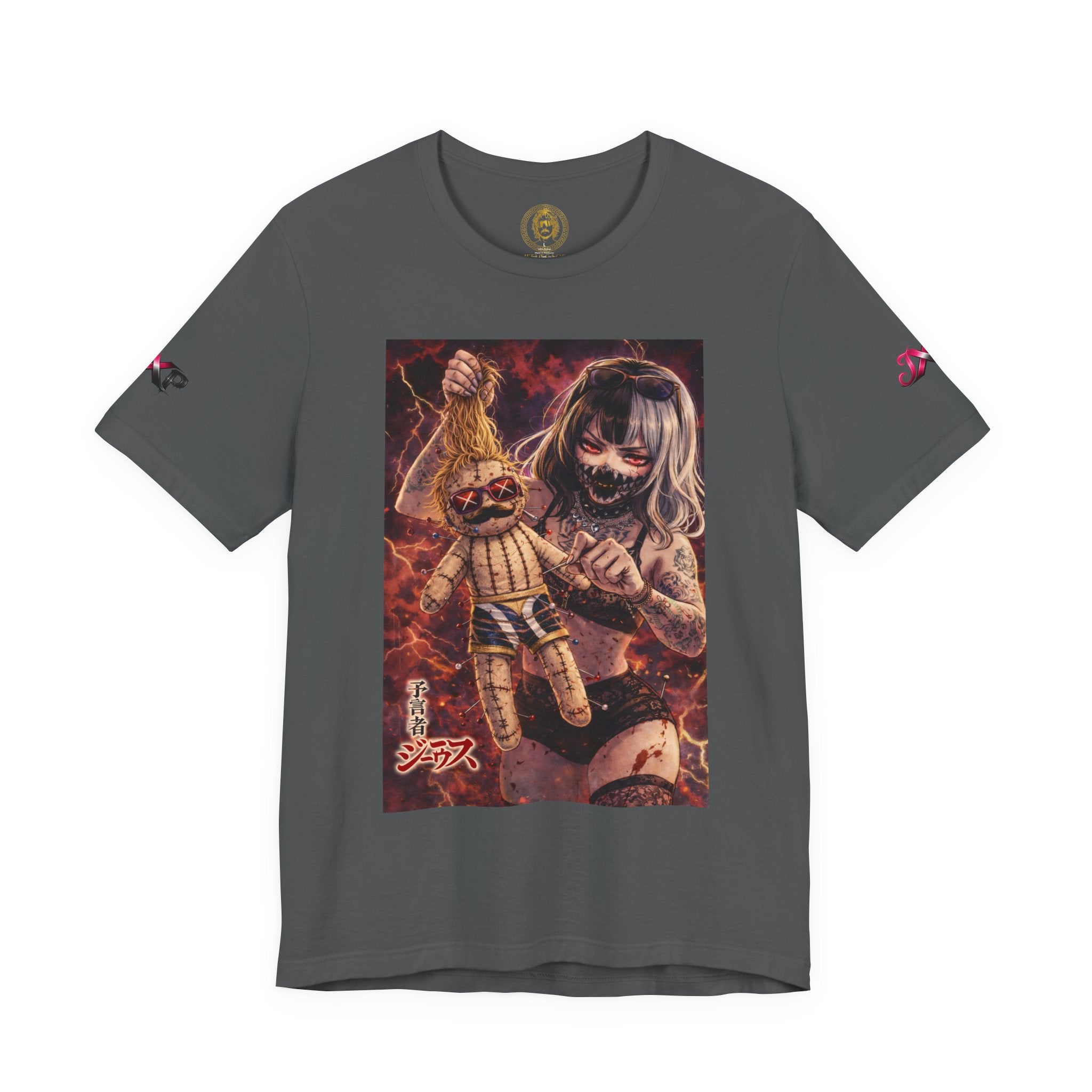 Horror Doll Graphic Tee — "Prophet Jeeves" Gothic Streetwear T-Shirt