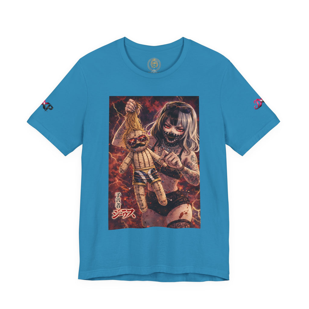 Horror Doll Graphic Tee — "Prophet Jeeves" Gothic Streetwear T-Shirt