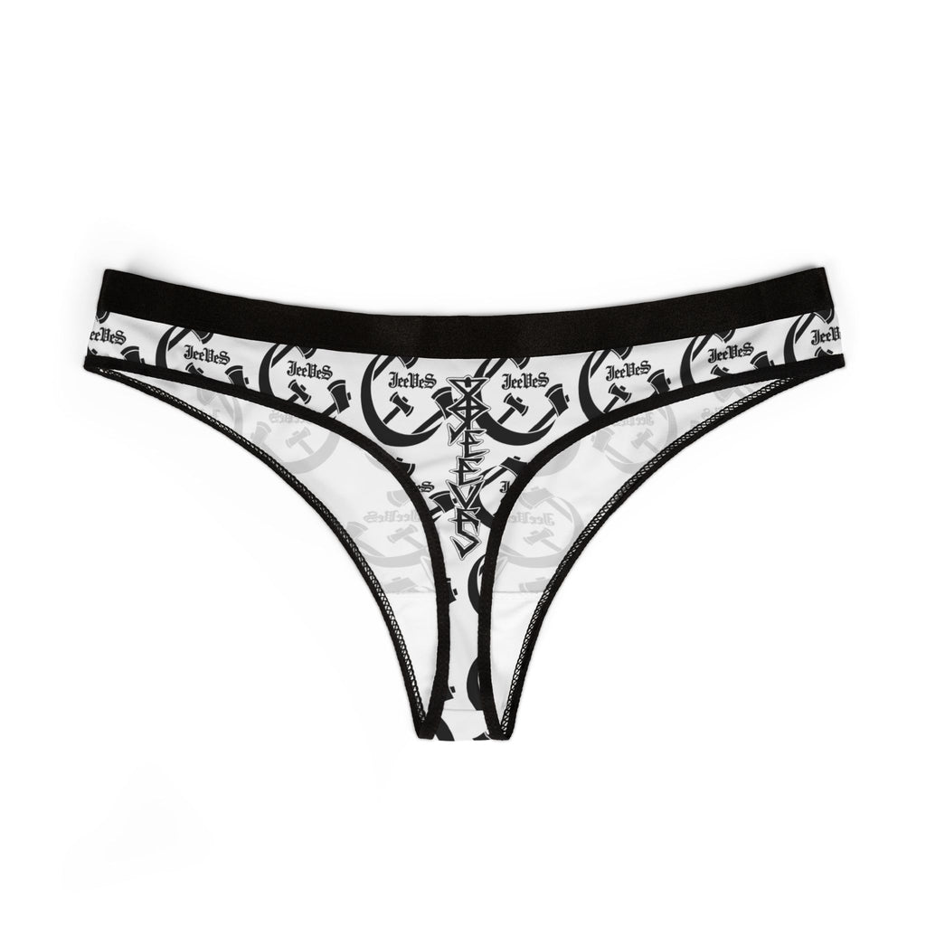 Epilogue Jeeves Pattern Women's Thong — All-Over Print Lingerie