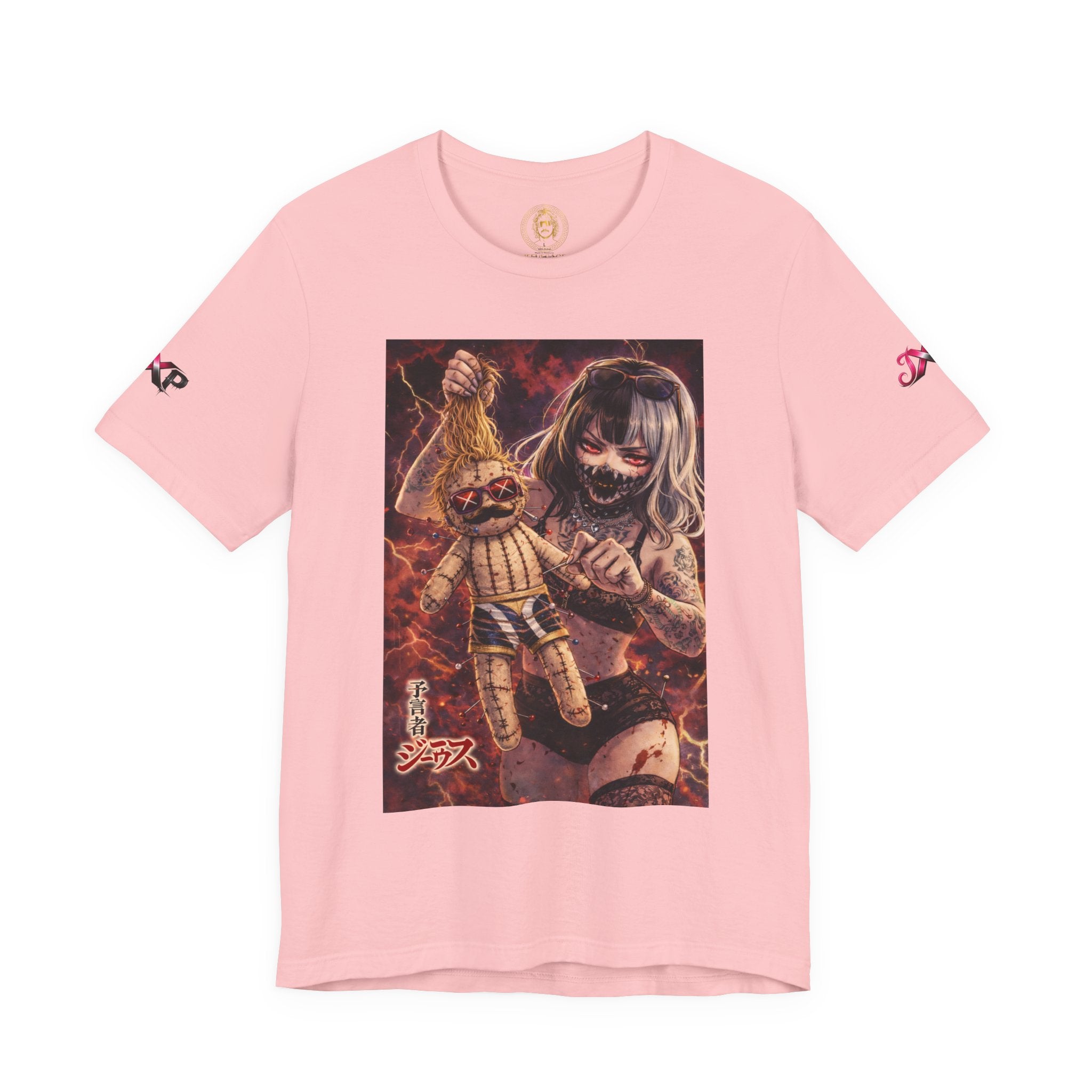 Horror Doll Graphic Tee — "Prophet Jeeves" Gothic Streetwear T-Shirt