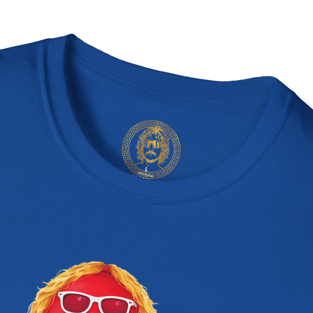 Jeevesheadz Graphic T-Shirt — Retro Logo Tee (Front Mascot & Back Globe)