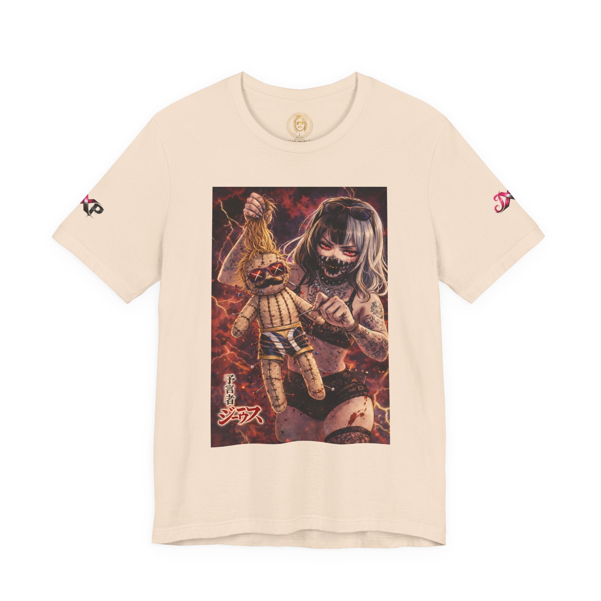 Horror Doll Graphic Tee — "Prophet Jeeves" Gothic Streetwear T-Shirt