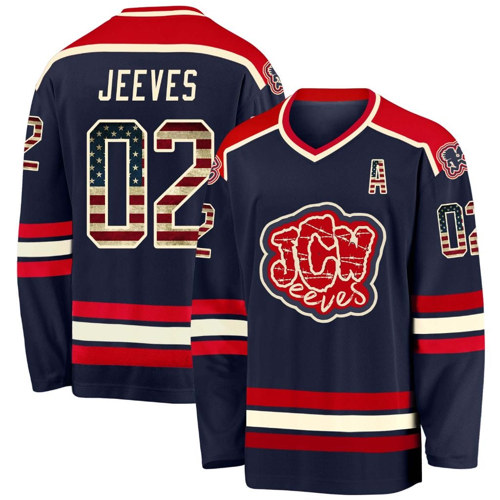 Jeeves’CW American Man Servant Hockey Jersey