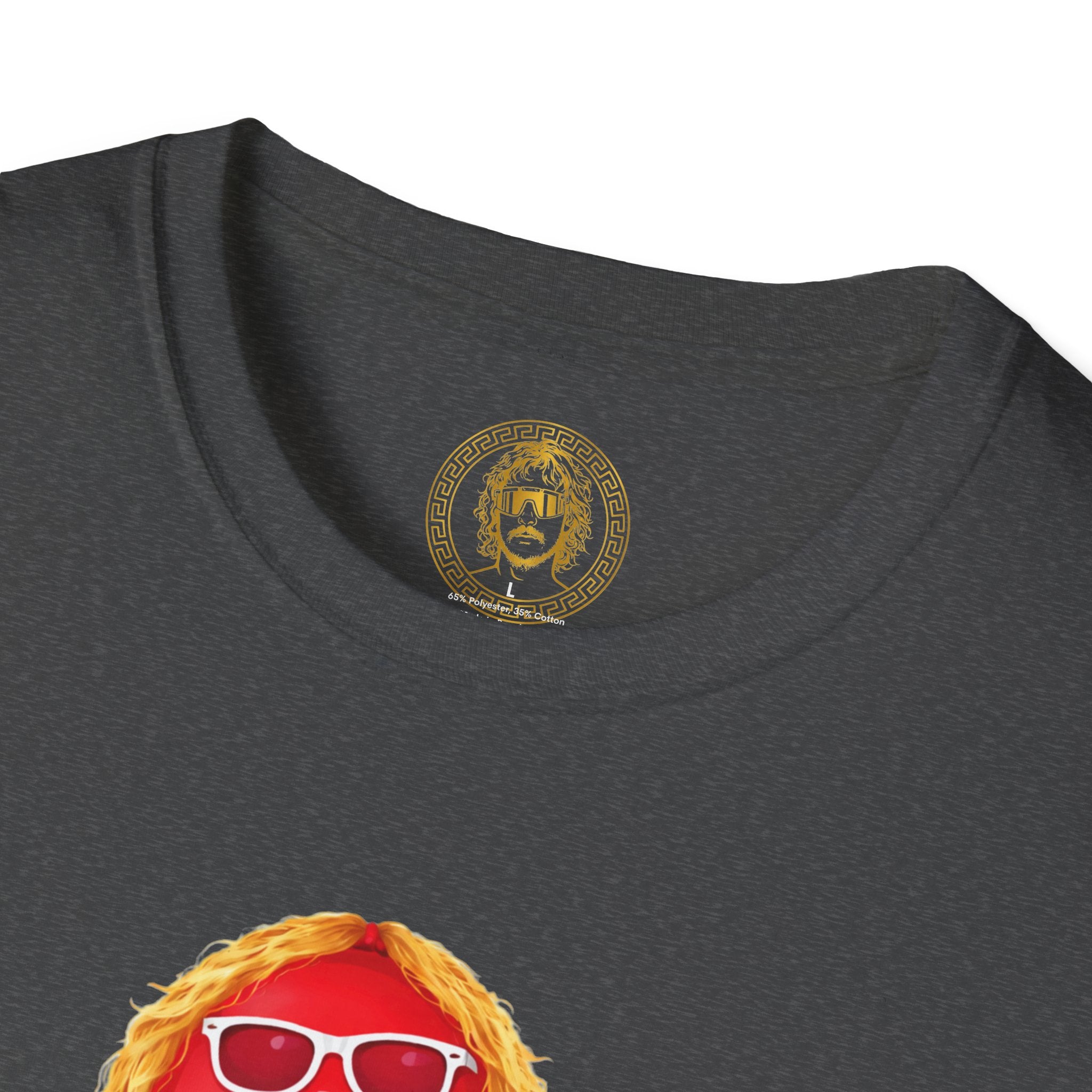 Jeevesheadz Graphic T-Shirt — Retro Logo Tee (Front Mascot & Back Globe)