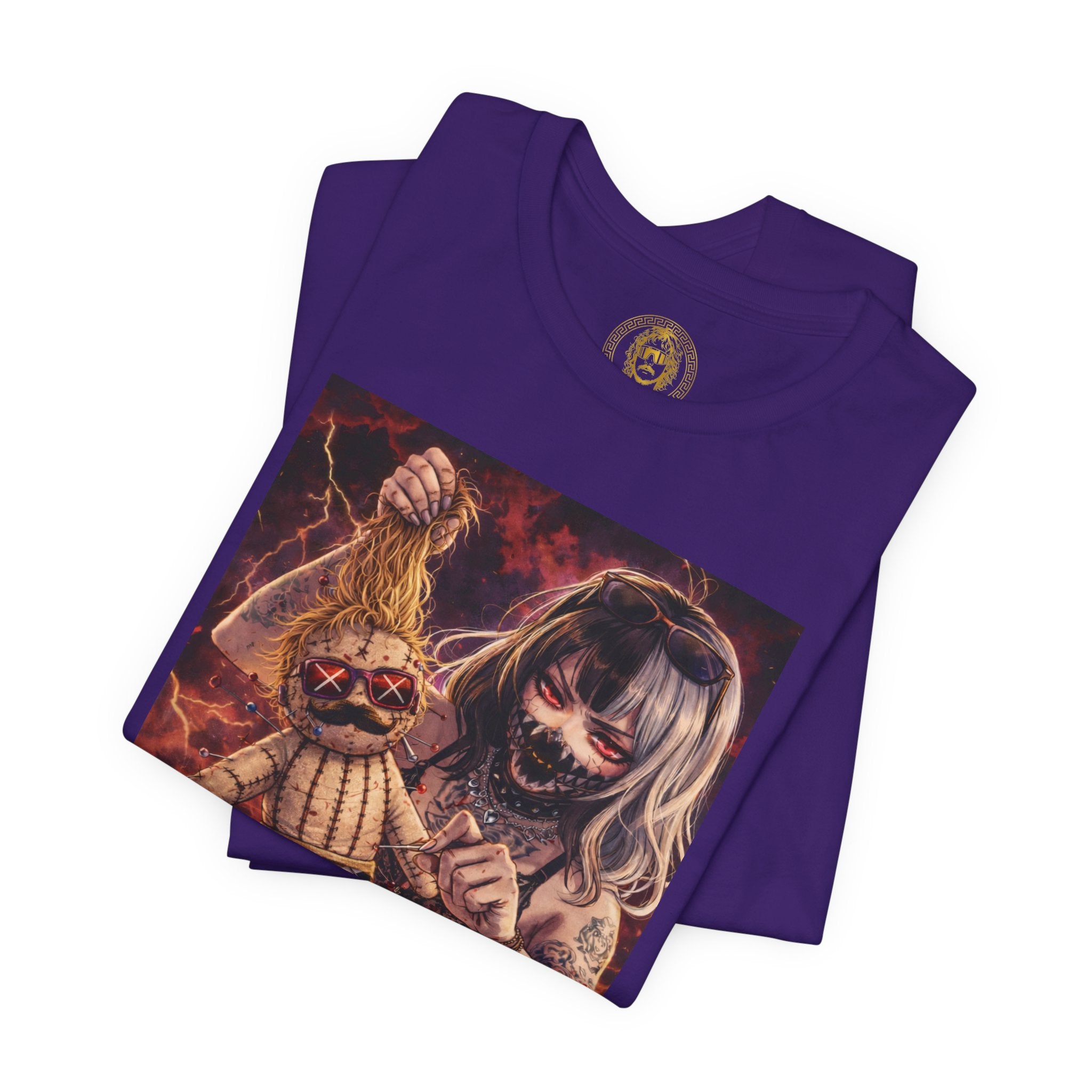 Horror Doll Graphic Tee — "Prophet Jeeves" Gothic Streetwear T-Shirt