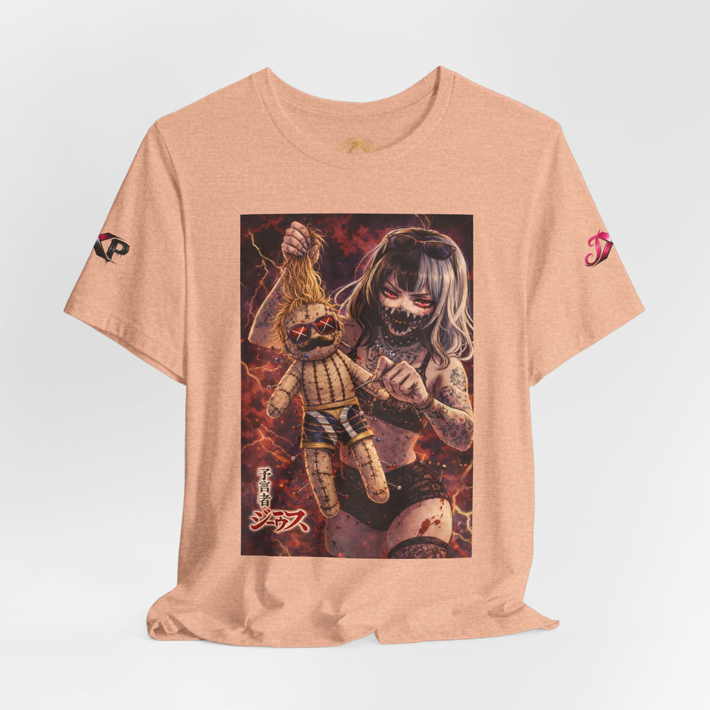 Horror Doll Graphic Tee — "Prophet Jeeves" Gothic Streetwear T-Shirt