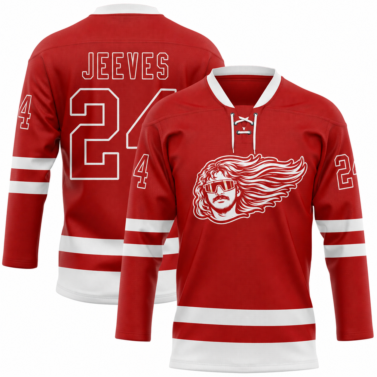 JeevesWings red Jersey