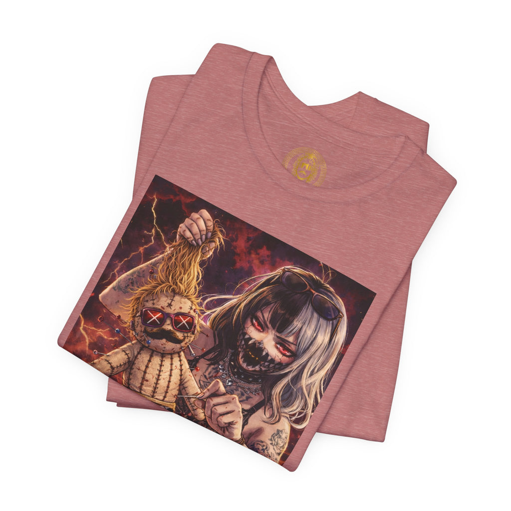 Horror Doll Graphic Tee — "Prophet Jeeves" Gothic Streetwear T-Shirt