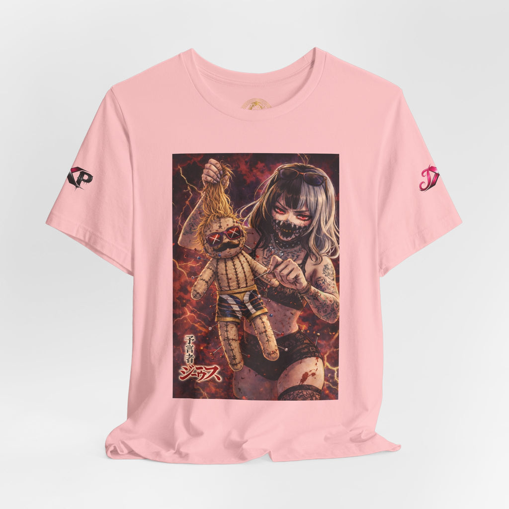 Horror Doll Graphic Tee — "Prophet Jeeves" Gothic Streetwear T-Shirt