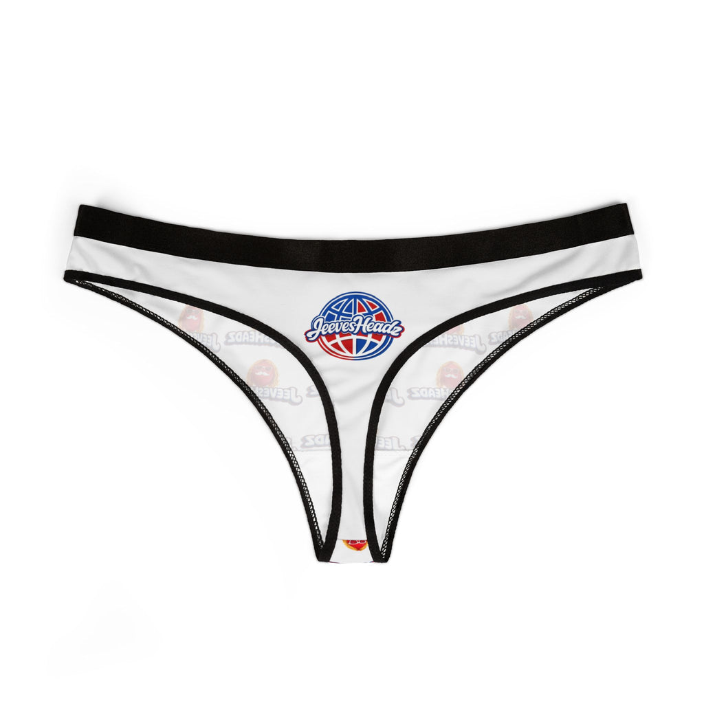 Women's Thong Panties — All-Over Print "JeevesHeadz" Logo