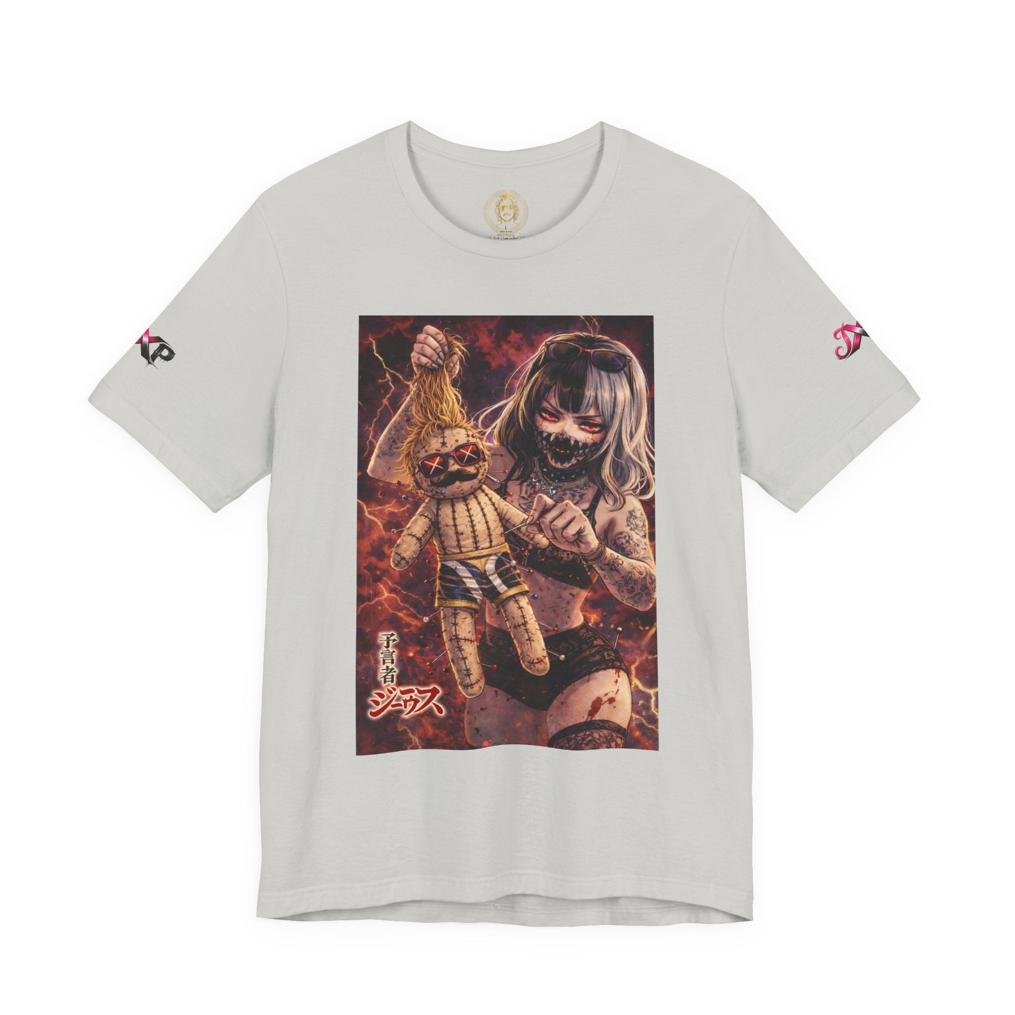 Horror Doll Graphic Tee — "Prophet Jeeves" Gothic Streetwear T-Shirt