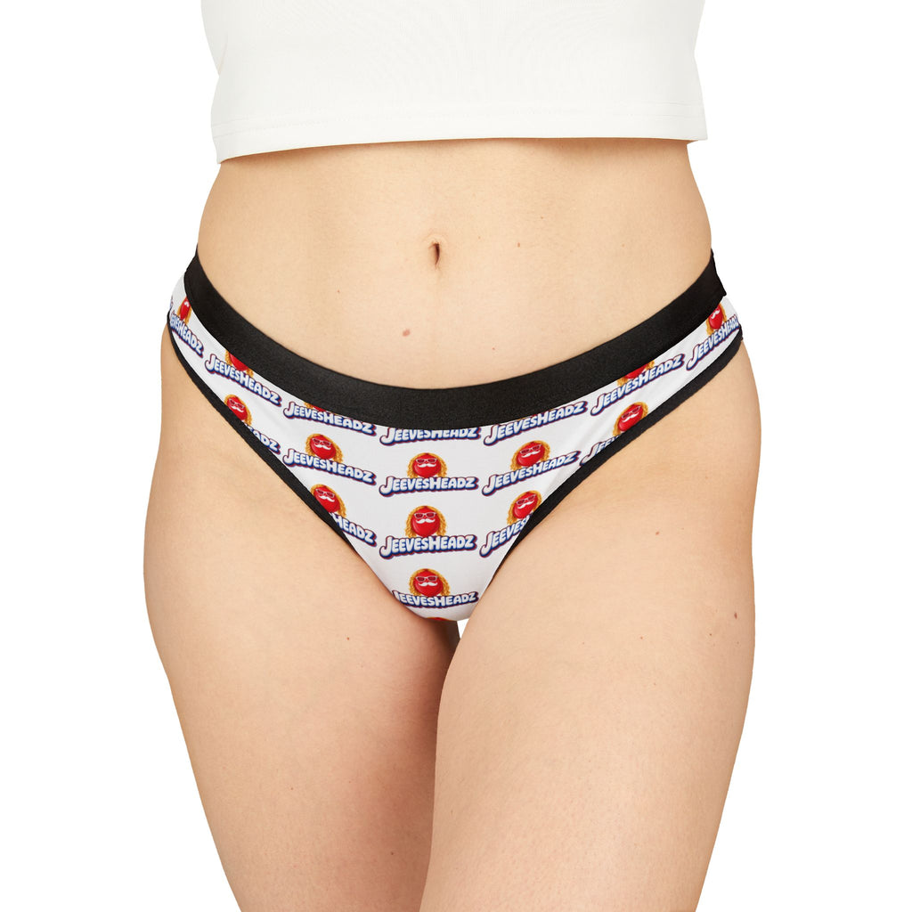 Women's Thong Panties — All-Over Print "JeevesHeadz" Logo