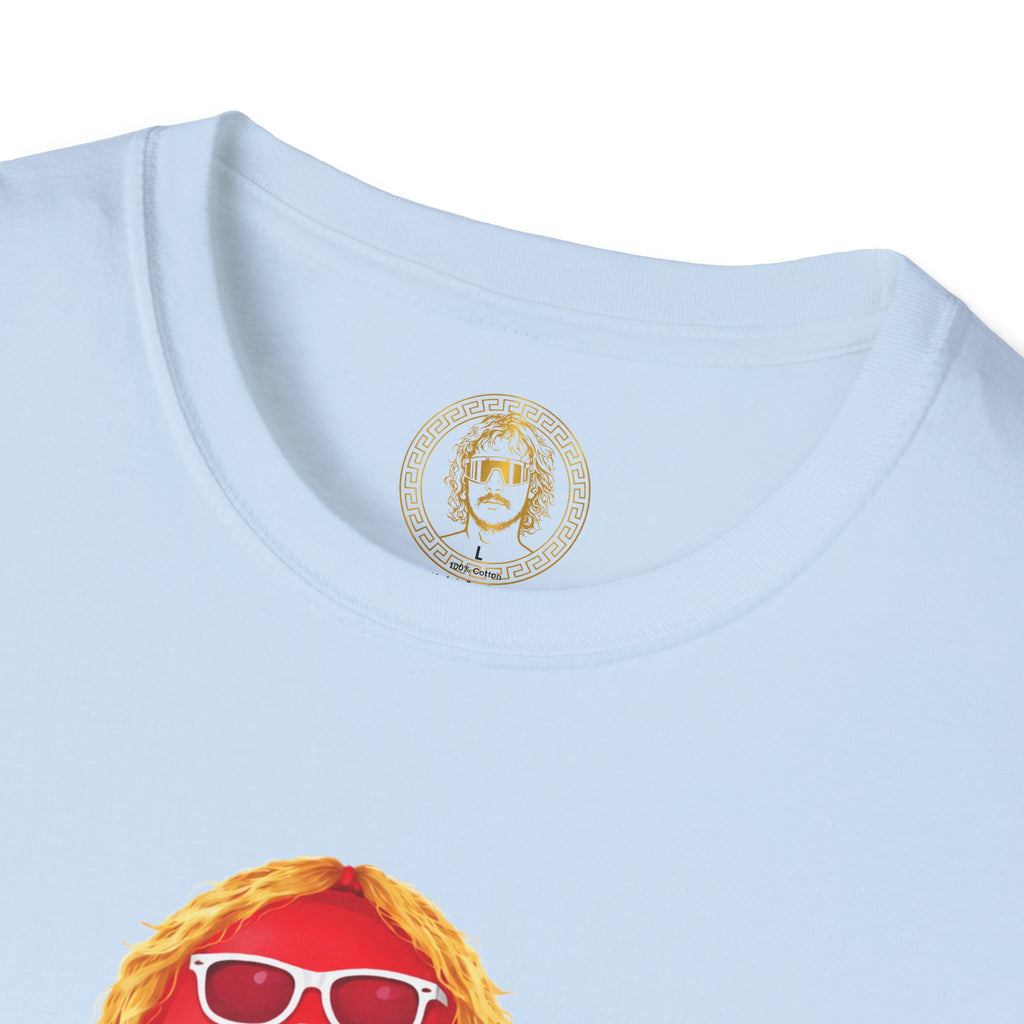 Jeevesheadz Graphic T-Shirt — Retro Logo Tee (Front Mascot & Back Globe)