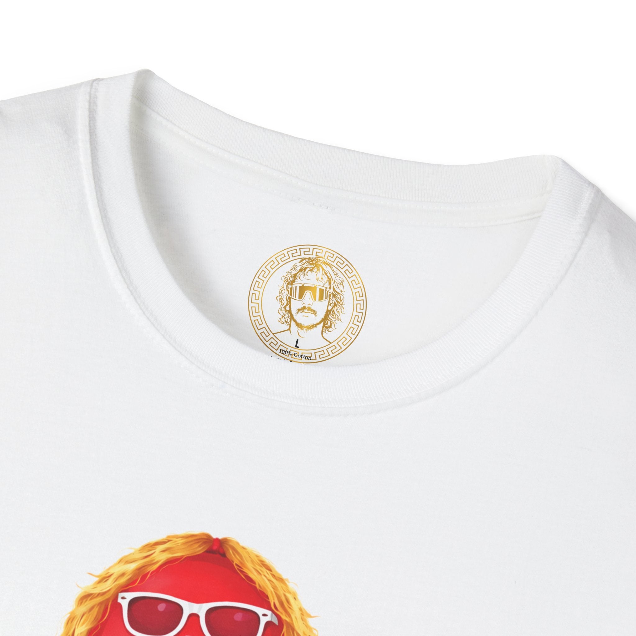 Jeevesheadz Graphic T-Shirt — Retro Logo Tee (Front Mascot & Back Globe)