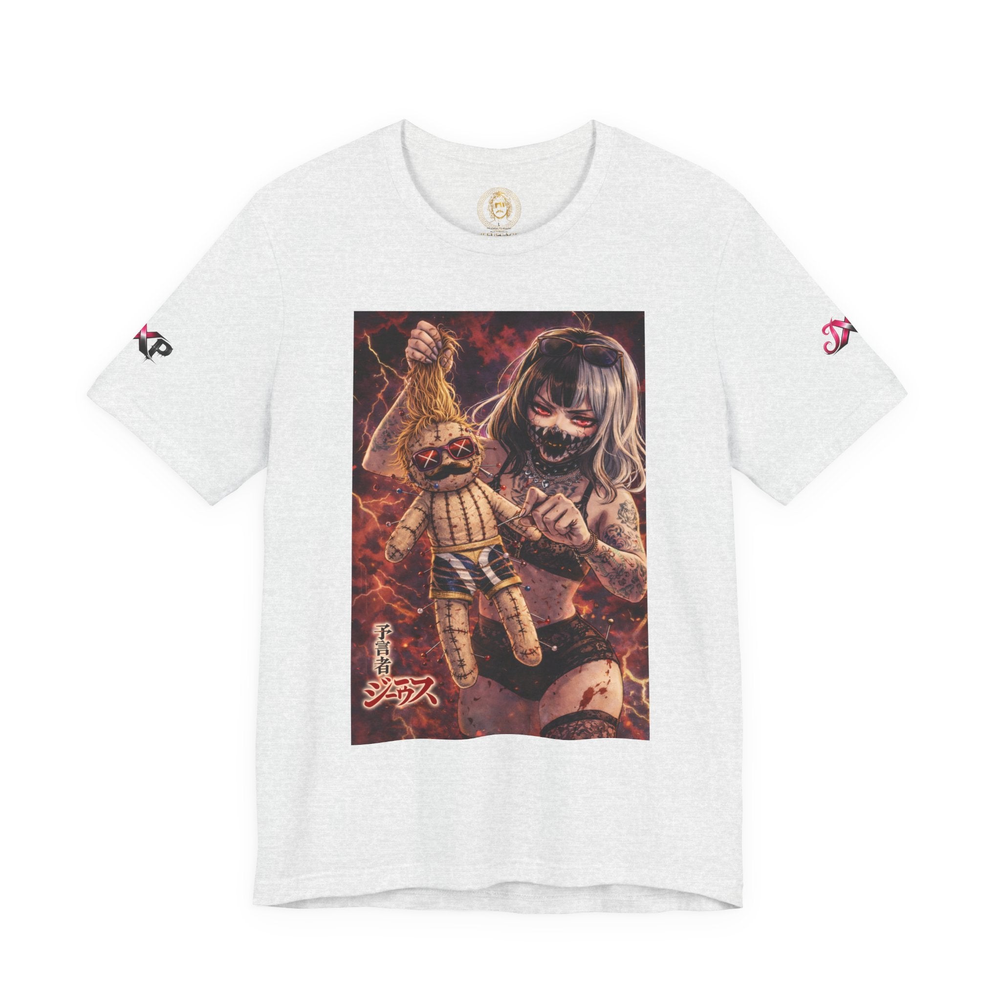 Horror Doll Graphic Tee — "Prophet Jeeves" Gothic Streetwear T-Shirt