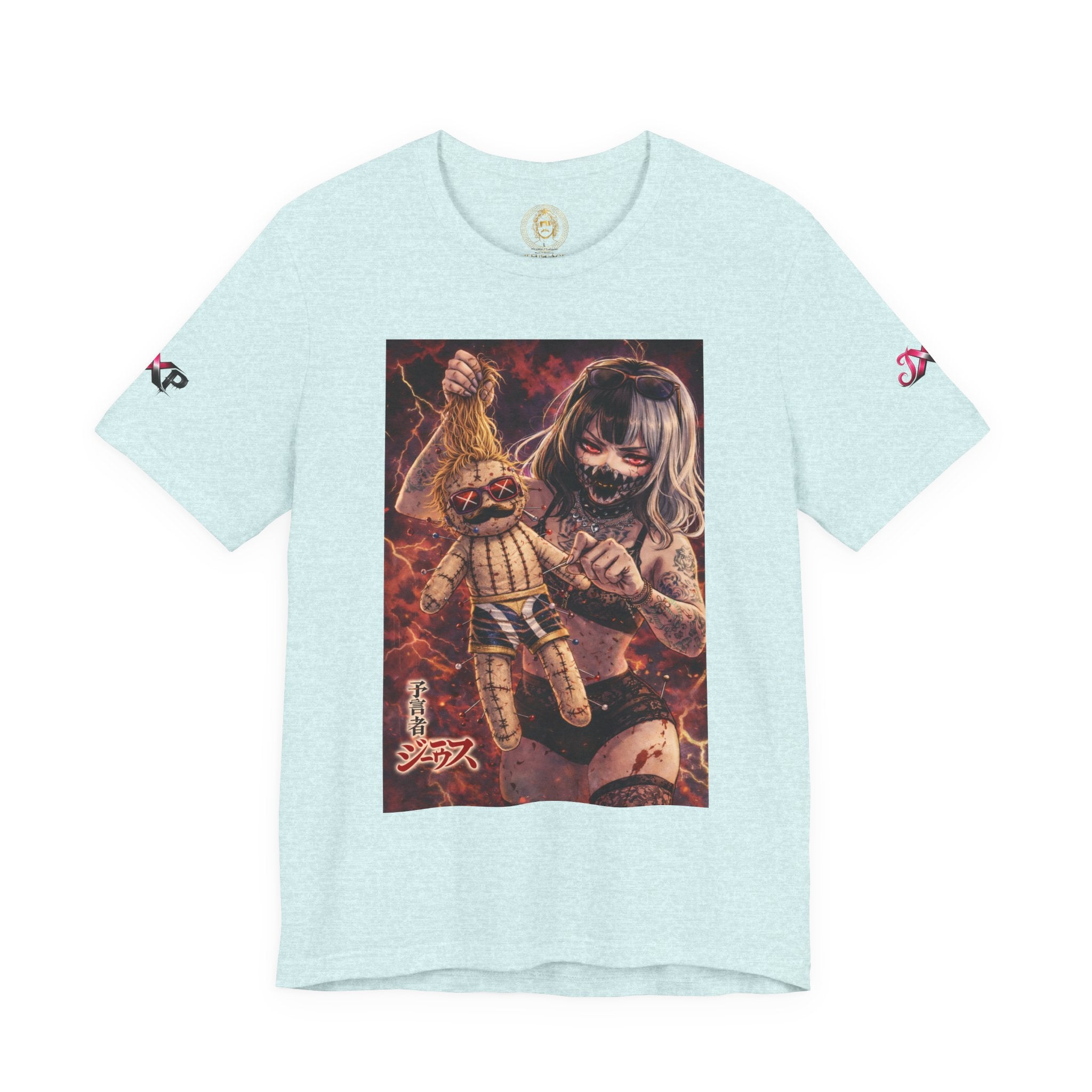 Horror Doll Graphic Tee — "Prophet Jeeves" Gothic Streetwear T-Shirt