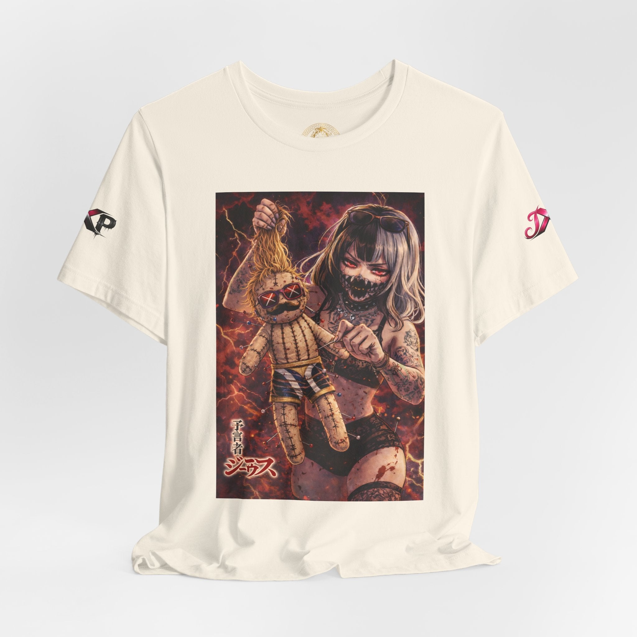 Horror Doll Graphic Tee — "Prophet Jeeves" Gothic Streetwear T-Shirt