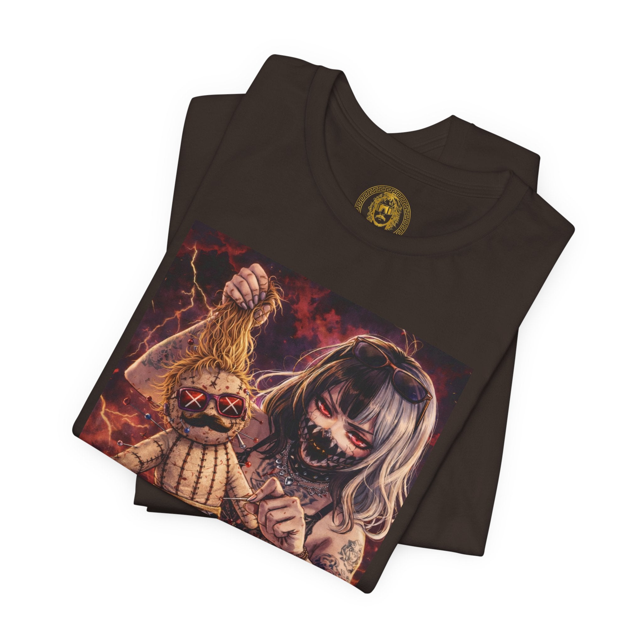 Horror Doll Graphic Tee — "Prophet Jeeves" Gothic Streetwear T-Shirt